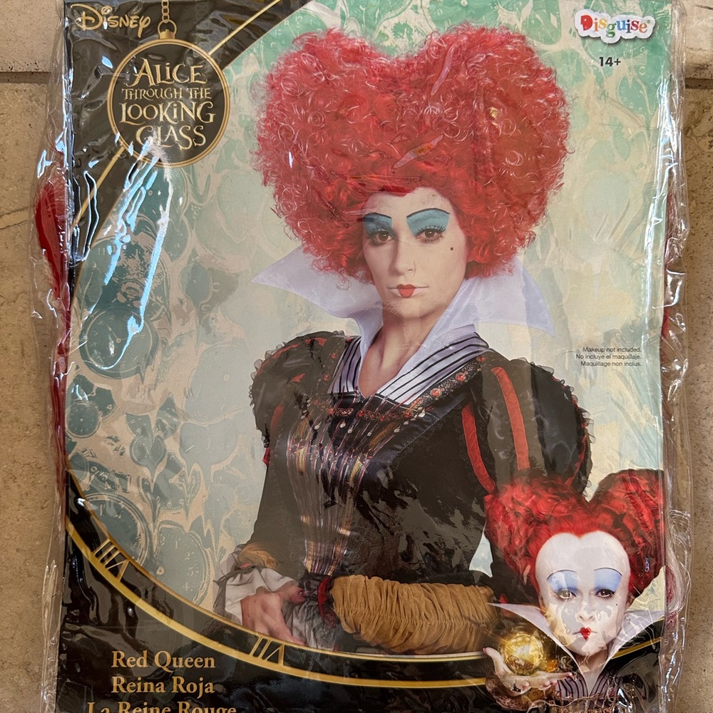 Disney Red and Black Queen of Hearts Wig